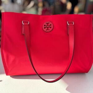 Tory Burch Red Women's Tote Bag